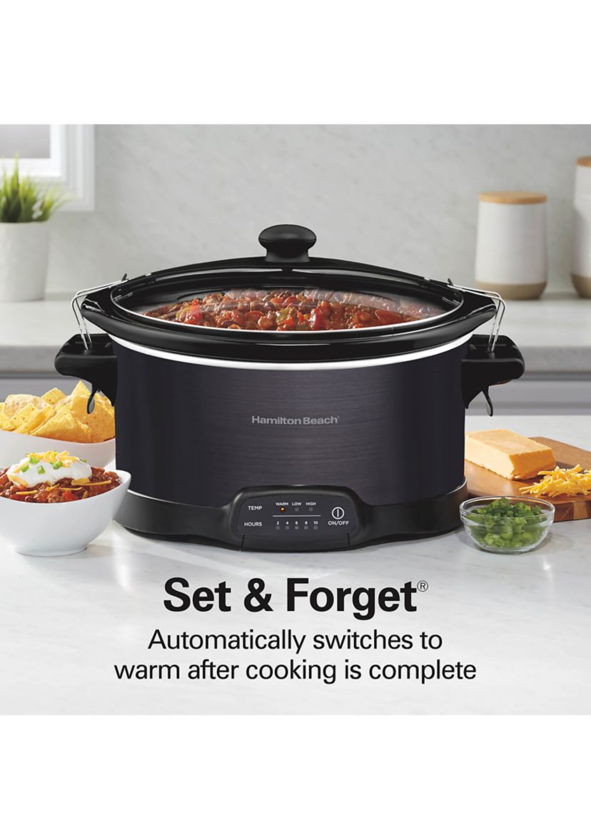 7 Quart Programable Slow Cooker with Dipper