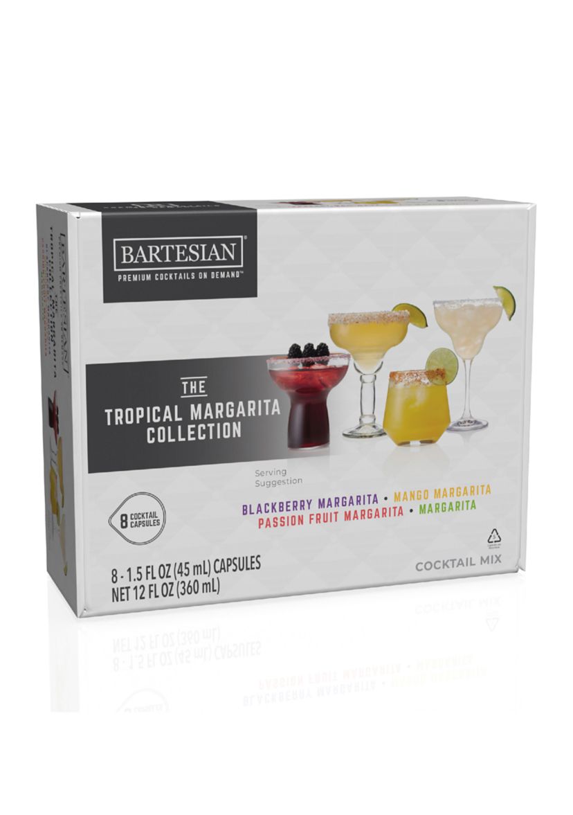 Margarita Lovers Collection Bartesian Cocktail Mixer Capsules 8 Piece Set