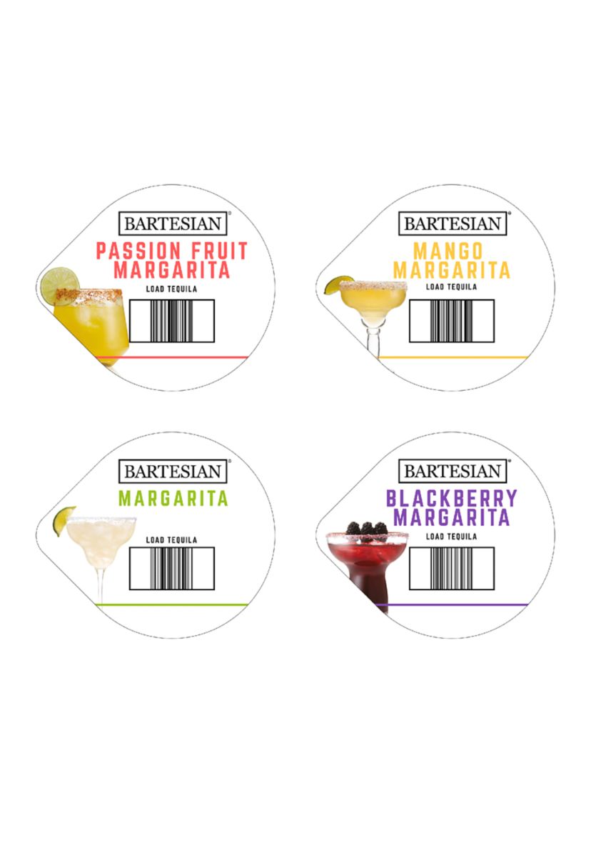Margarita Lovers Collection Bartesian Cocktail Mixer Capsules 8 Piece Set