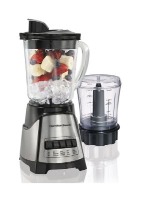 2-in-1 Blender and Chopper, Black-SS