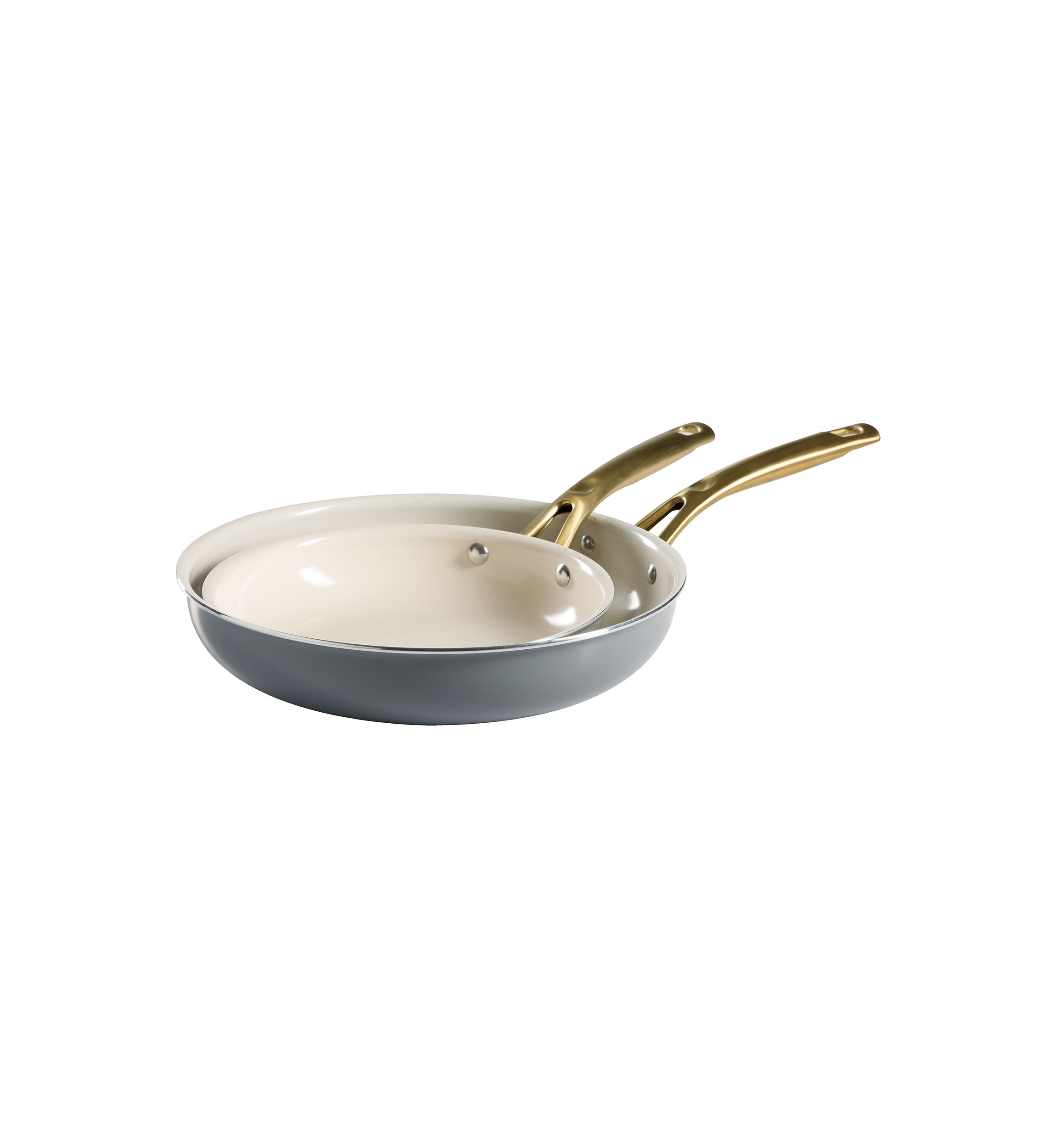 2 Pack Ceramic Fry Pan Set