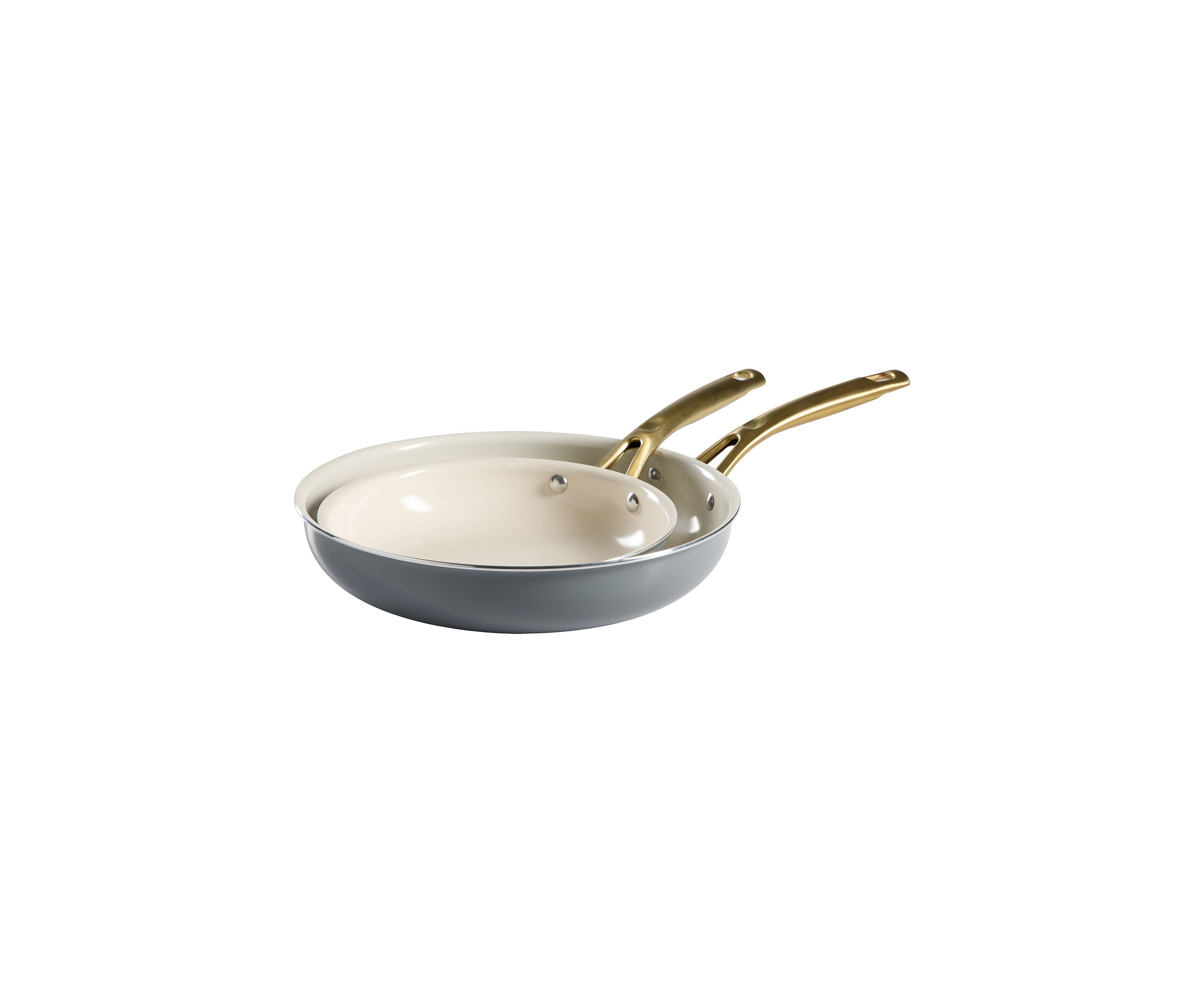 2 Pack Ceramic Fry Pan Set