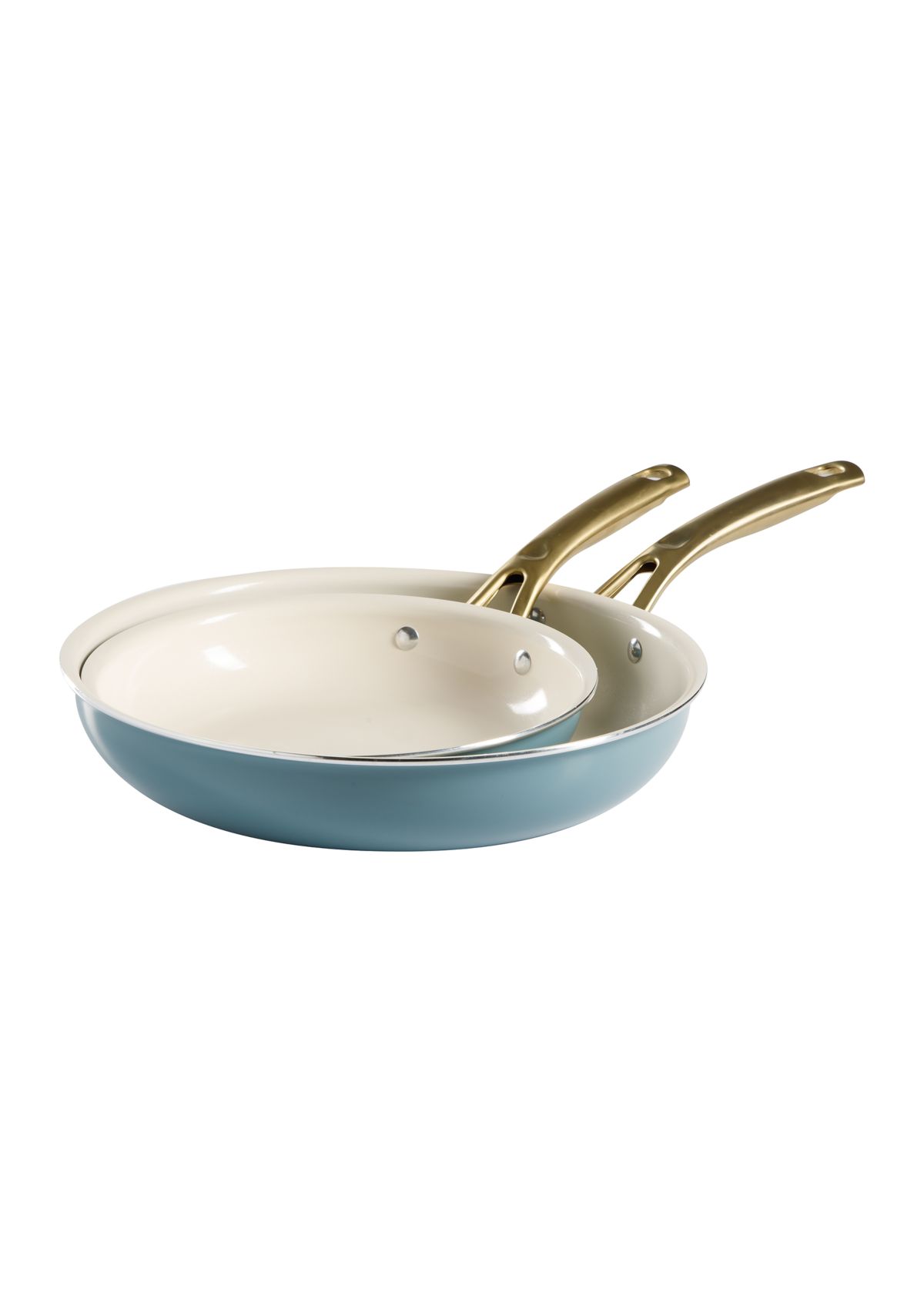 2 Pack Ceramic Fry Pan Set