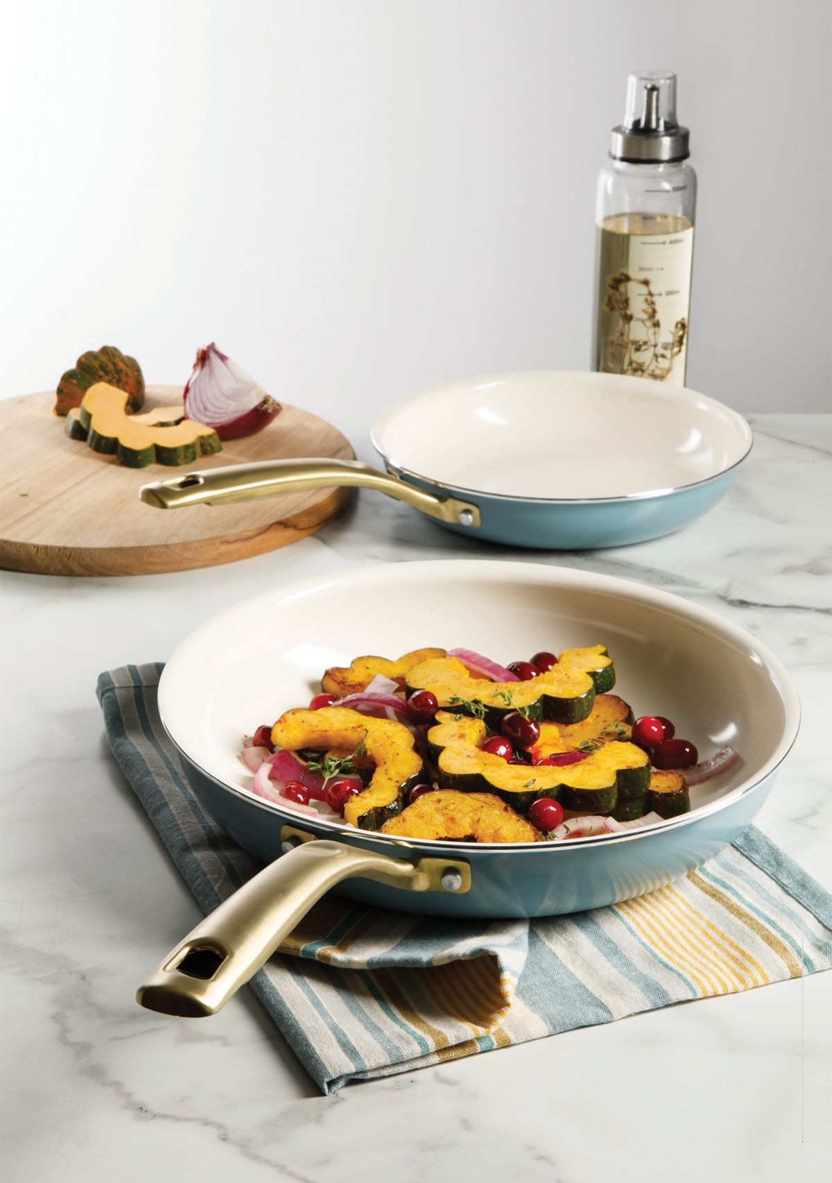 2 Pack Ceramic Fry Pan Set