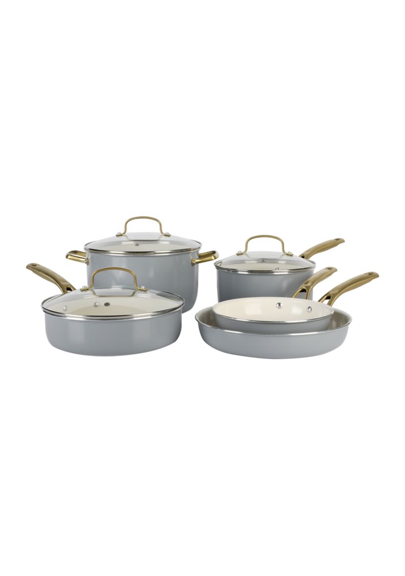 8 Piece Ceramic Cookware Set