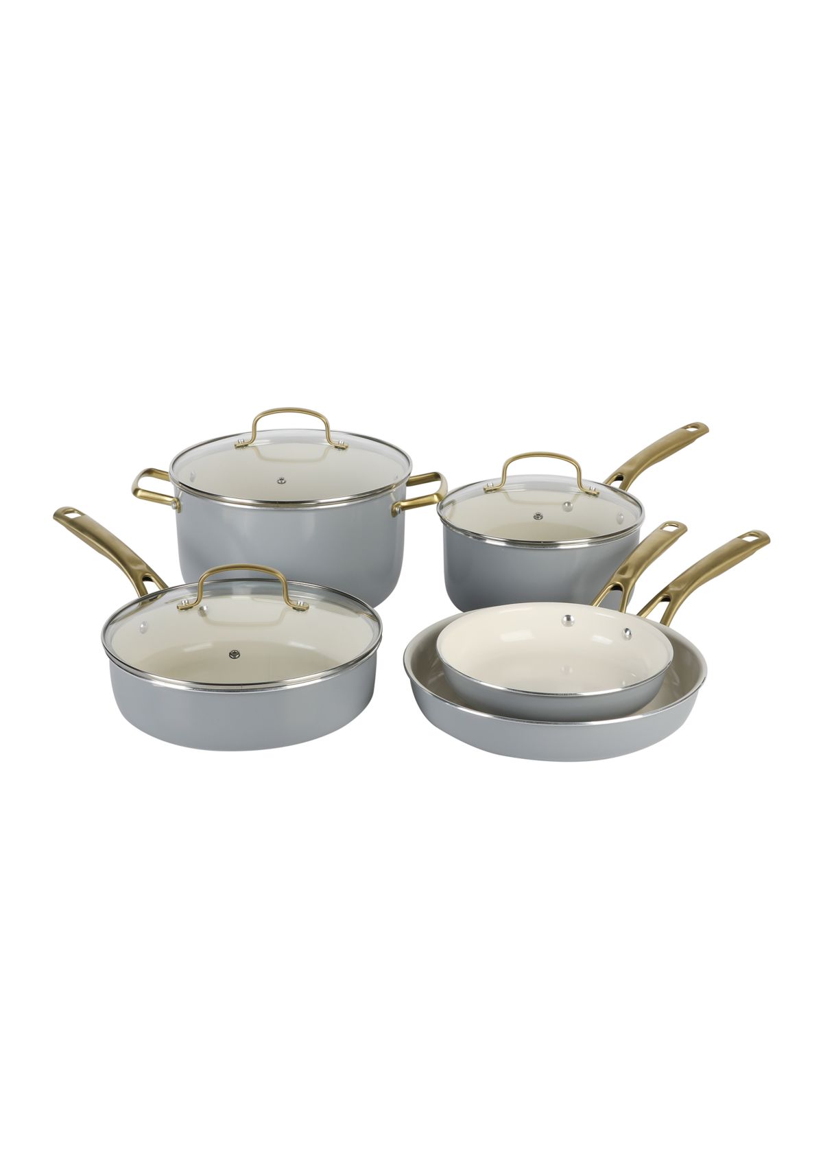 8 Piece Ceramic Cookware Set