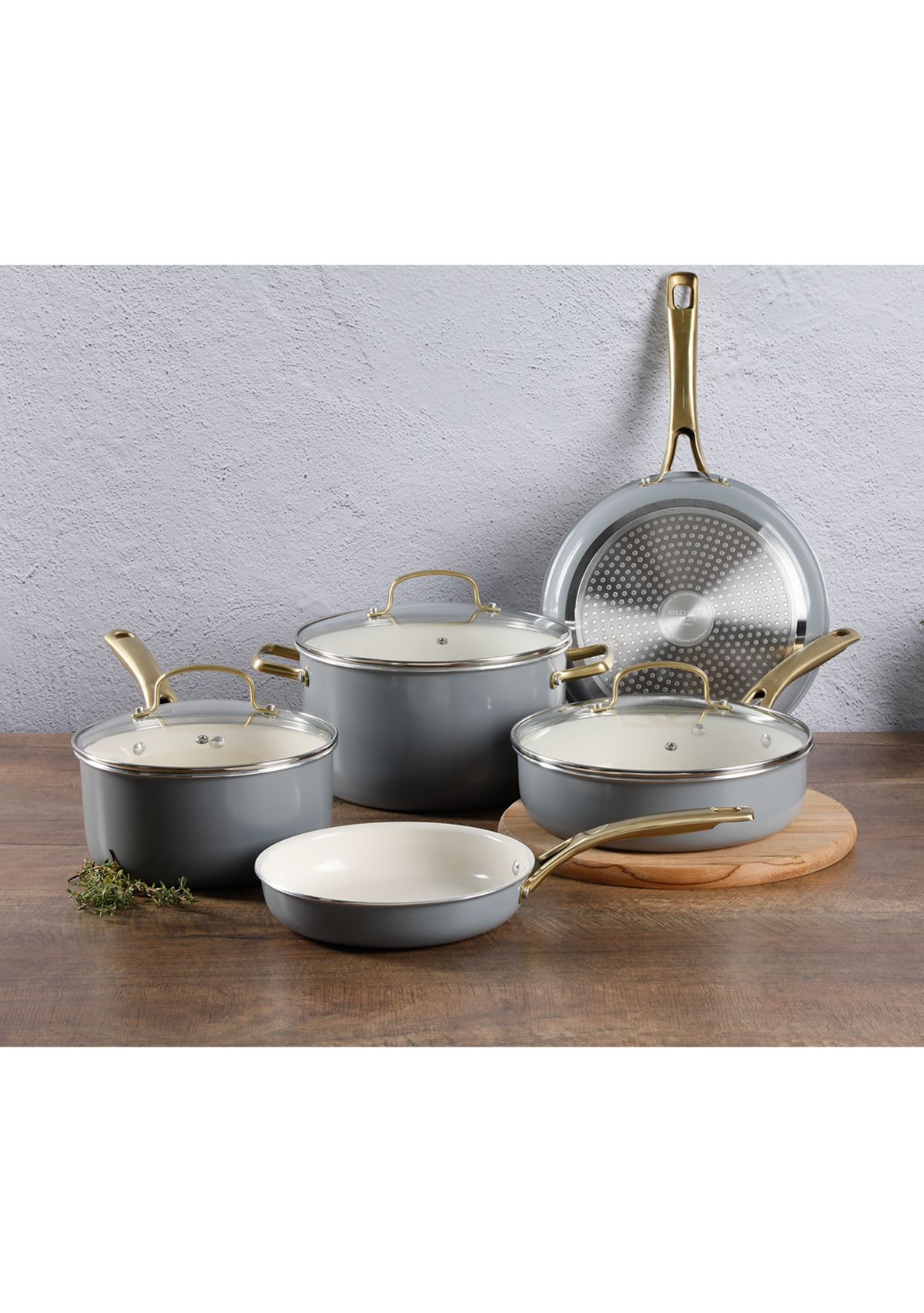 8 Piece Ceramic Cookware Set