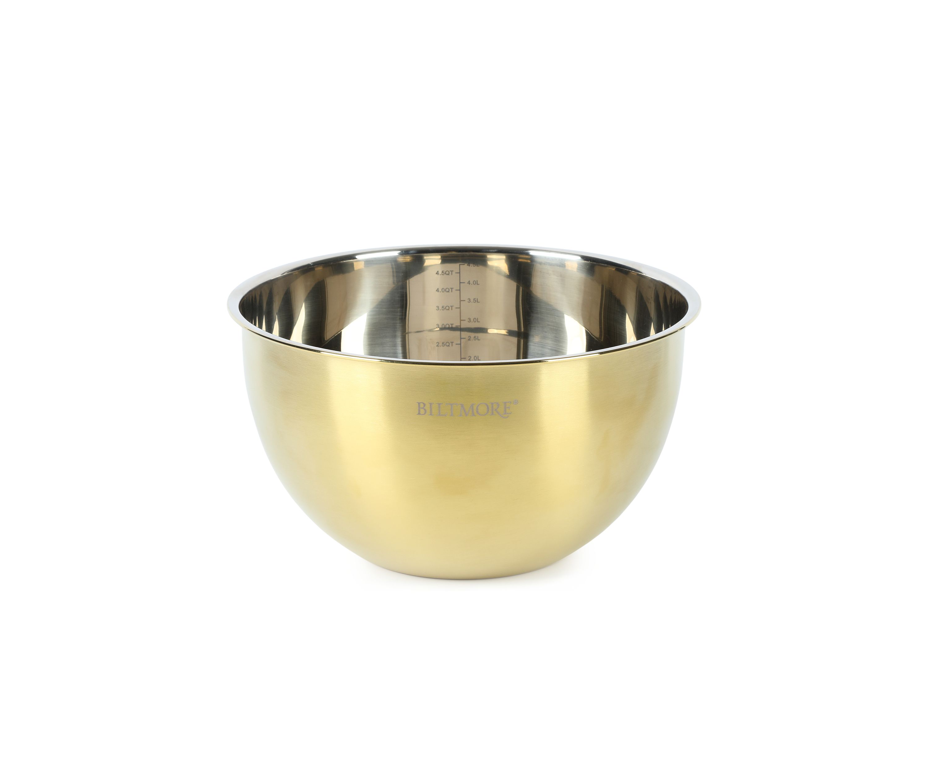 Gold PVD Coated Stainless Steel Mixing Bowls - Set of 3