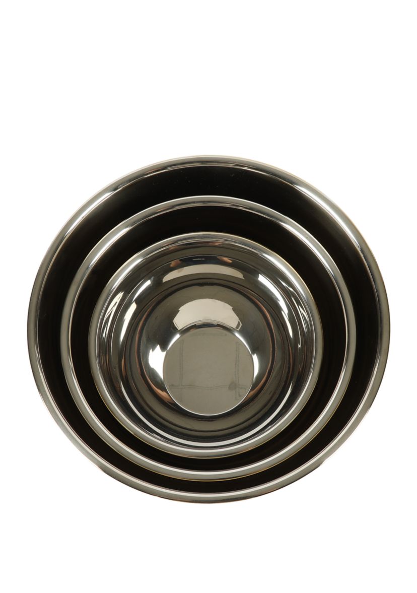 Gold PVD Coated Stainless Steel Mixing Bowls - Set of 3