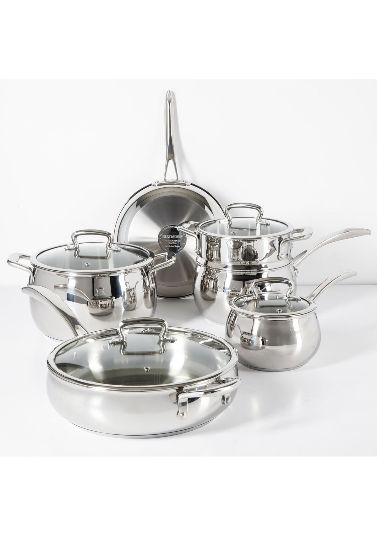 10 Piece Stainless Steel Cookware Set