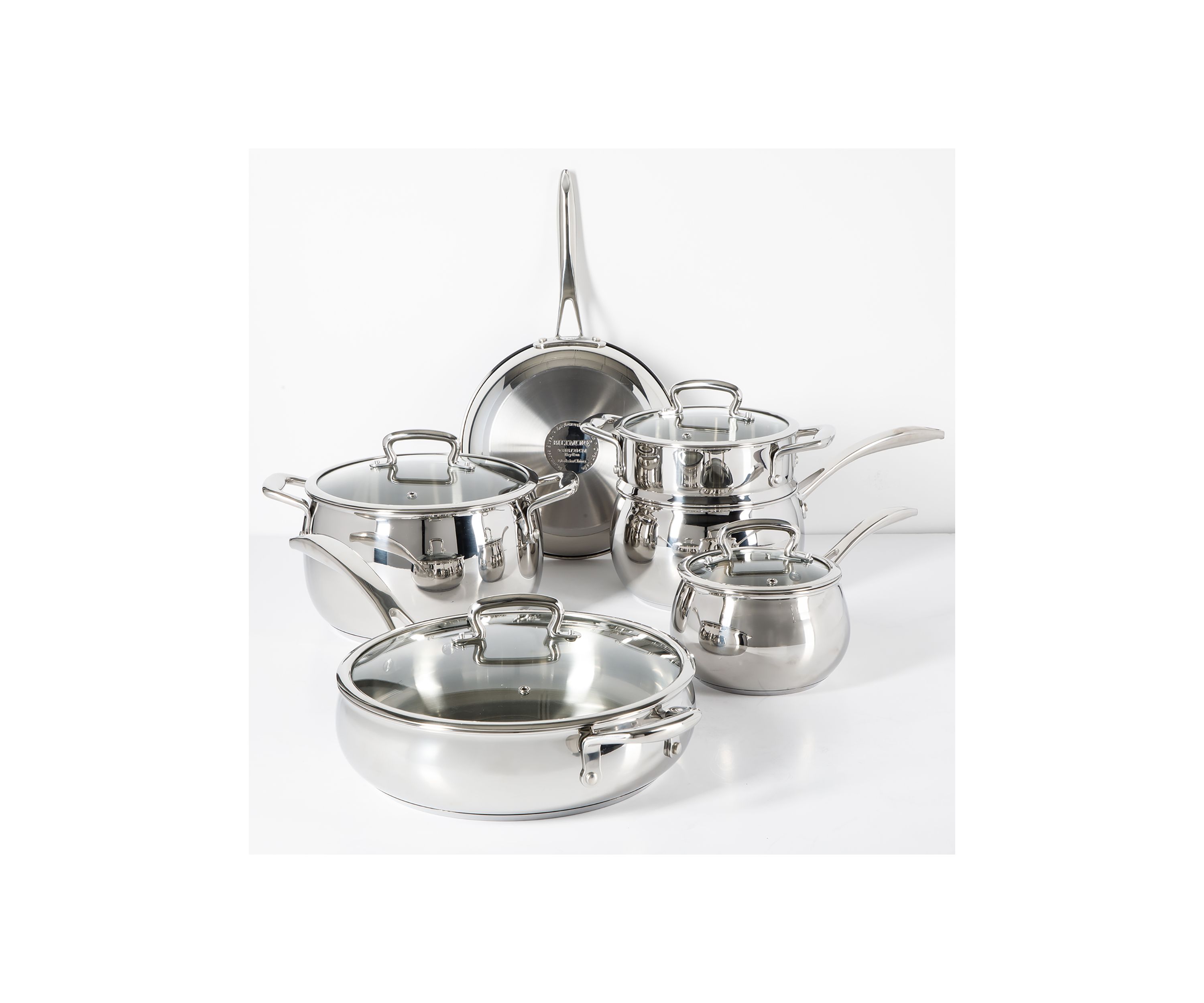 10 Piece Stainless Steel Cookware Set