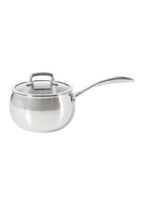 3 Quart Stainless Steel Saucepan with Glass Lid