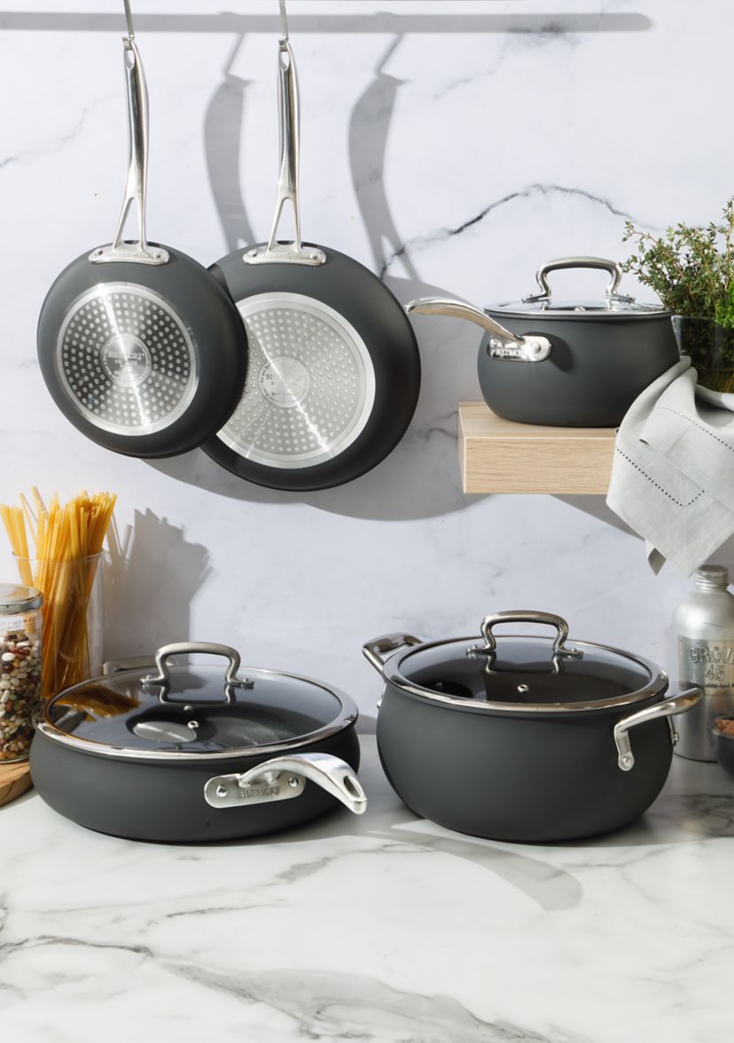 8 Piece Hard Anodized Non Stick Cookware Set