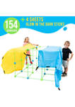 154-Piece Fort Kit with 4 Sheets