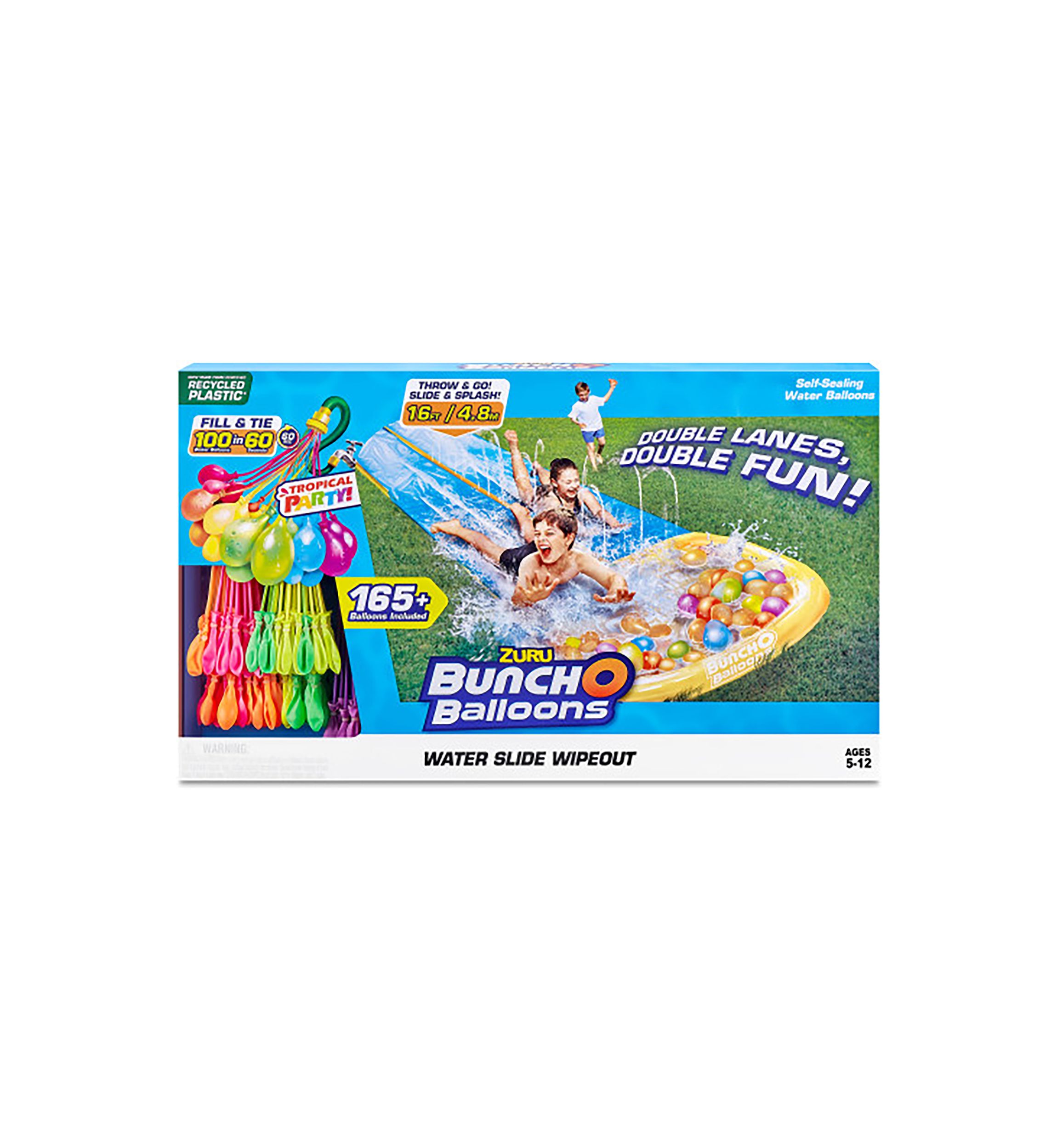 Bunch O Balloons Tropical Party Water Slide Wipeout