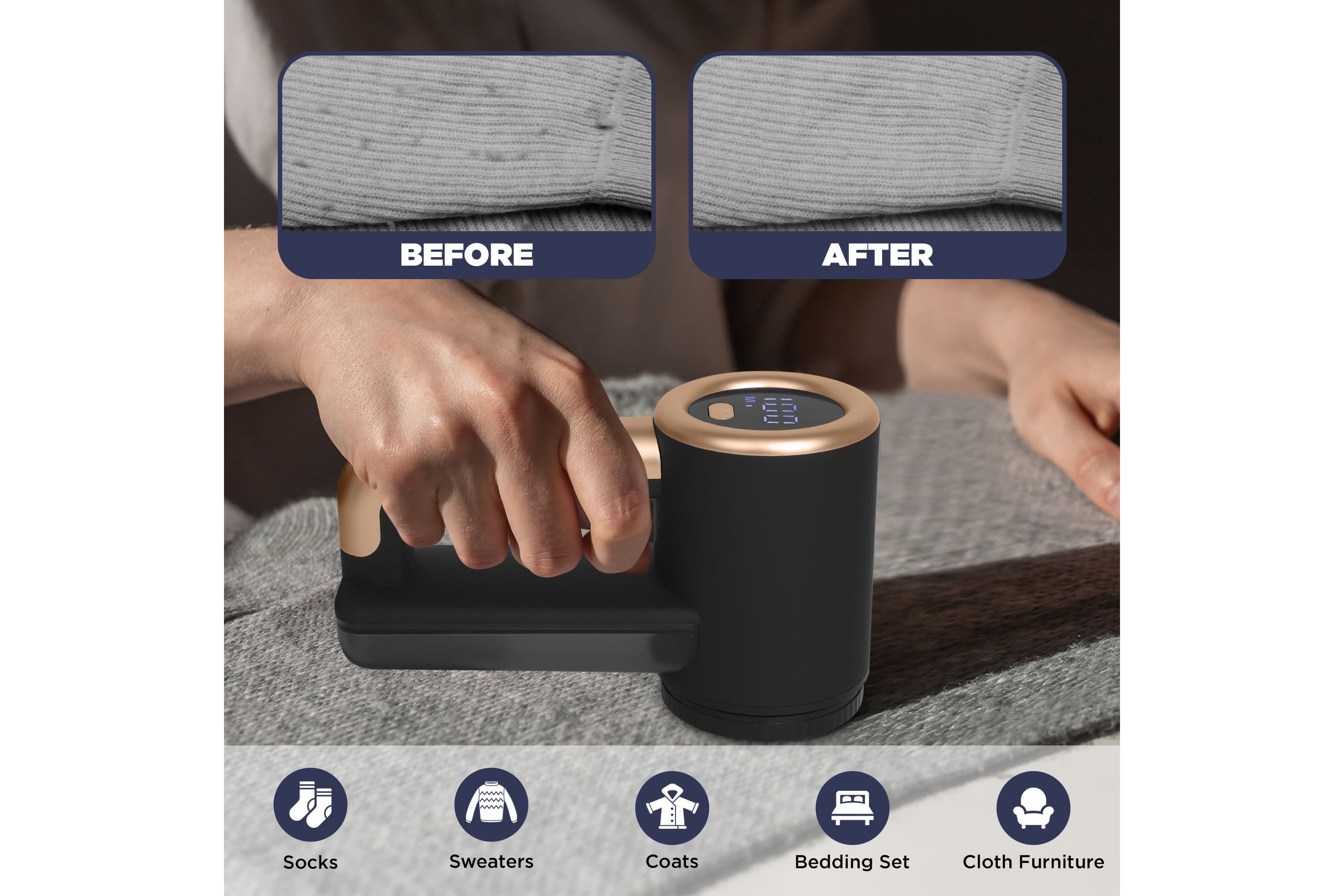Rechargeable Fabric Shaver