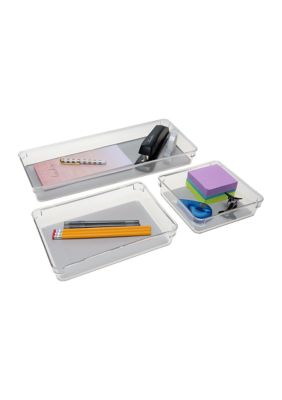 4 Pack Multipurpose Drawer Organizers