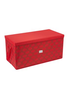 Simplify 96 Ornament Storage Box - Red