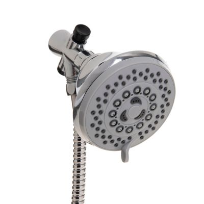 Bath Bliss 5 Function Luxury Dual Shower Head in Grey