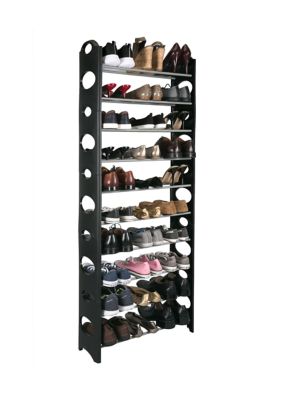 30 Pair Stackable Shoe Rack