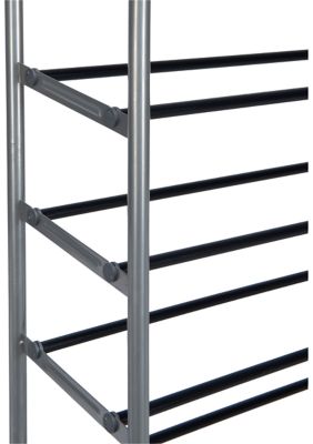 10 Tier Mobile Shoe Rack