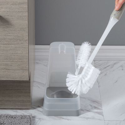 Bath Bliss Square Toilet Bowl Brush and Stand