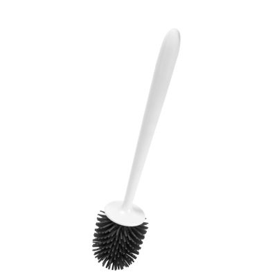 Bath Bliss Self Closing Lid Toilet Brush with Soft Rubber Bristles