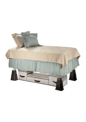 8 Piece Adjustable Bed Risers Set