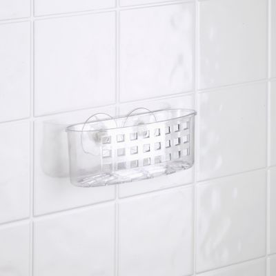 Bath Bliss Compact Suction Bath Basket