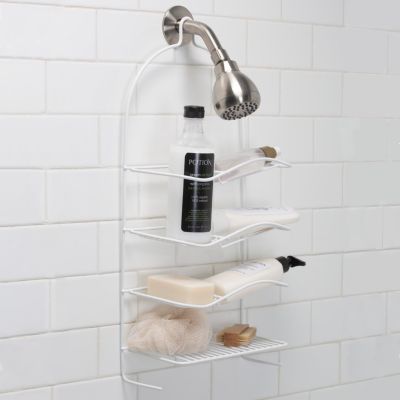 Bath Bliss Rubber Shower Organizer Caddy