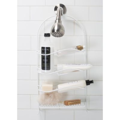 Bath Bliss Rubber Shower Organizer Caddy