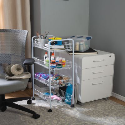 4 Tier Rolling Storage Cart