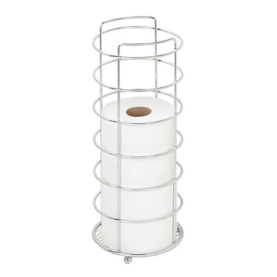 Bath Bliss Royal Suction Cup Toilet Paper Holder in Chrome