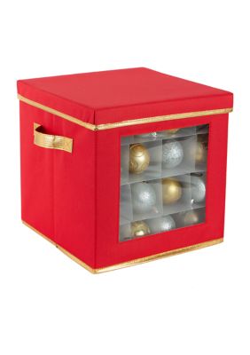 Simplify Red Ornament Storage Organizer