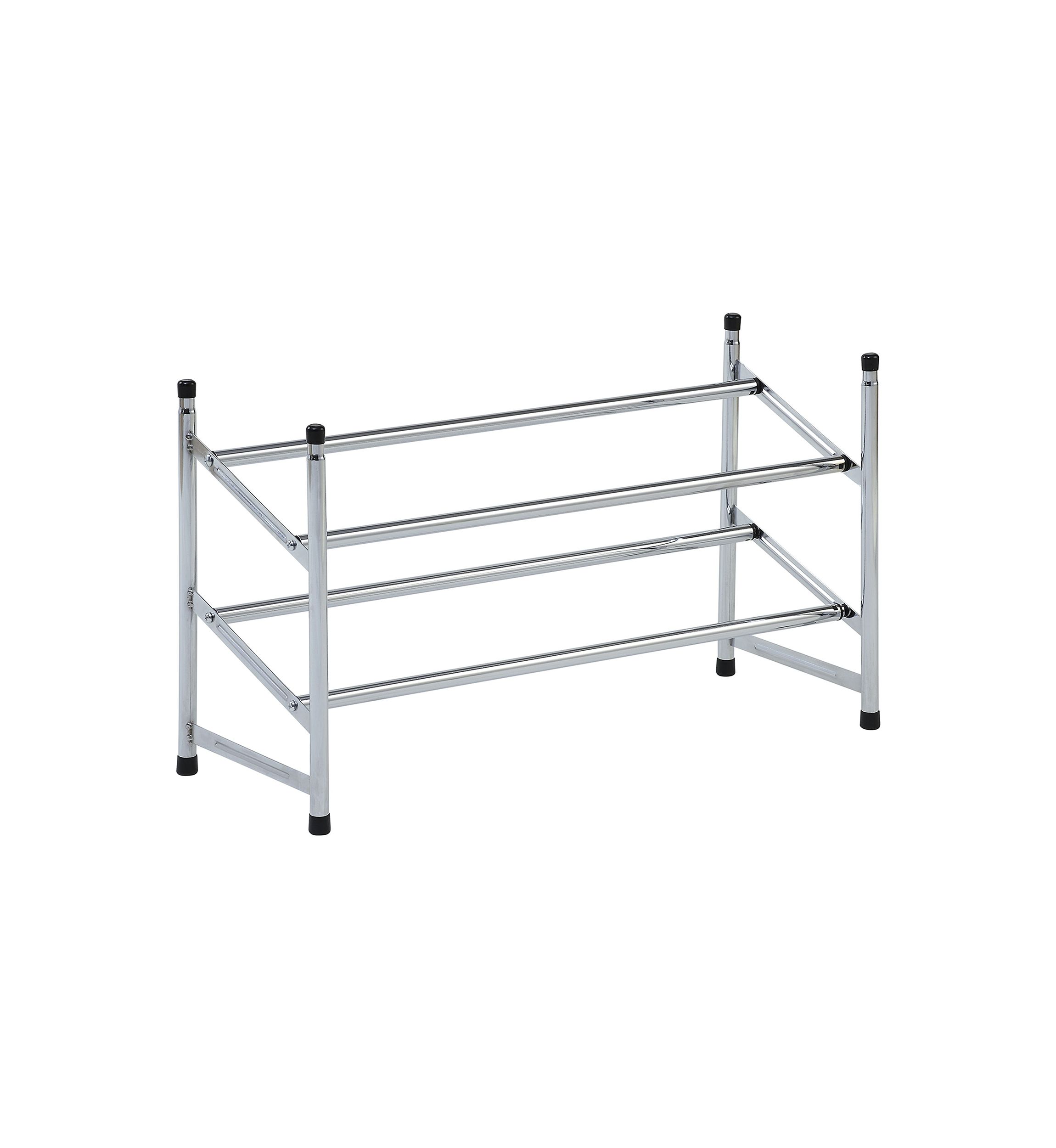 Expandable Shoe Rack in Chrome