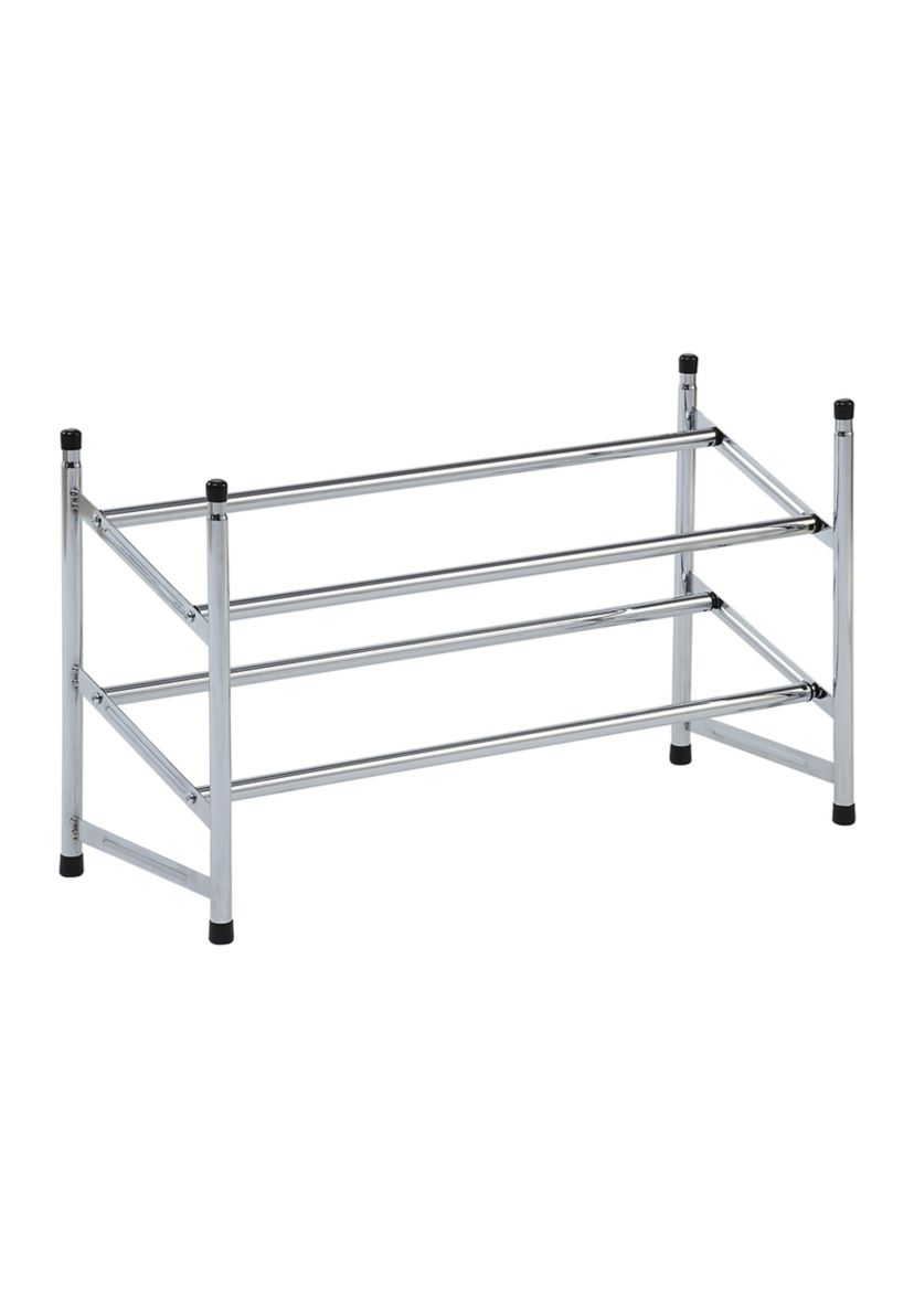 Expandable Shoe Rack in Chrome