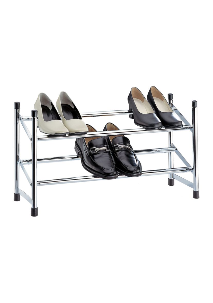 Expandable Shoe Rack in Chrome
