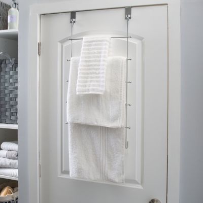 Organize It All 5 Bar Over the Door Towel Rack