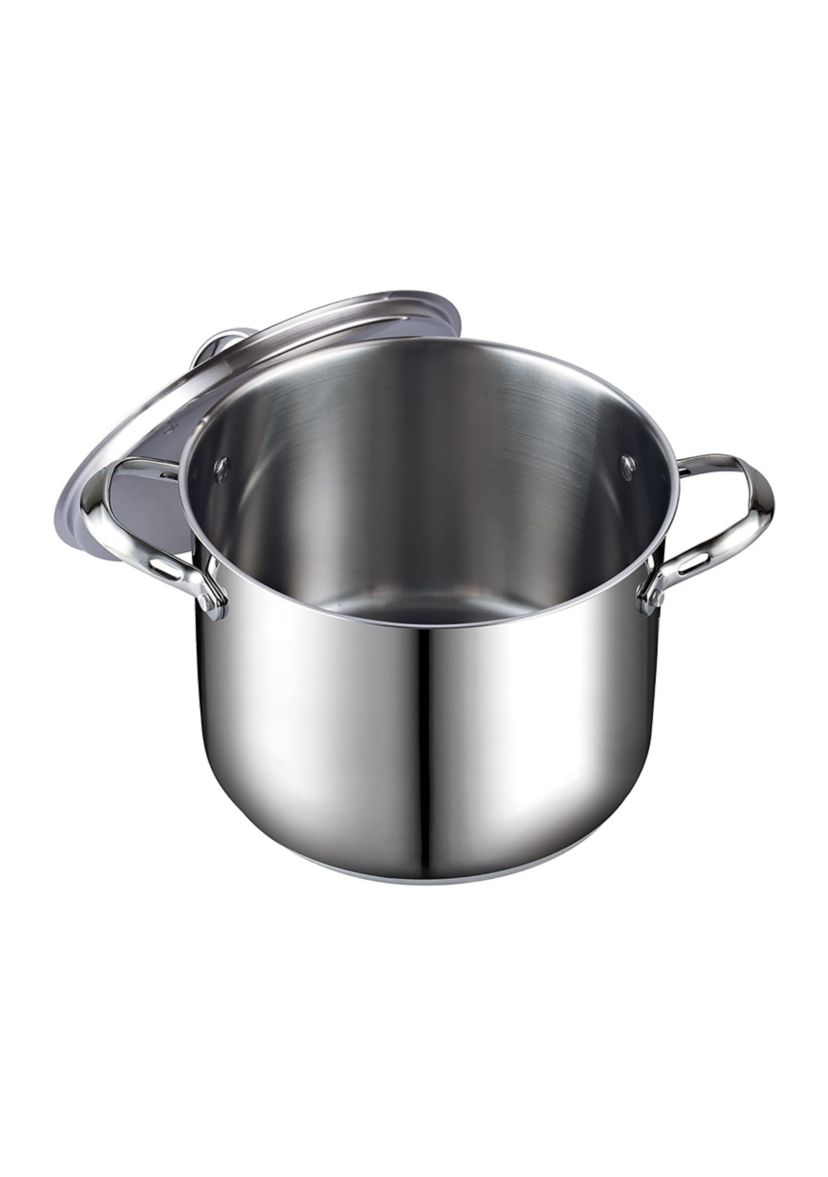 8 Quart Stainless Steel Stockpot with Lid