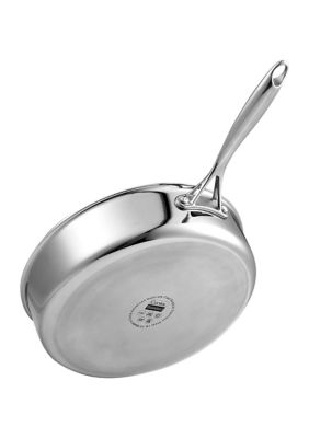 Multi-Ply Clad 10.5" Deep Saute Pan with Lid, 4 quart, Stainless Steel