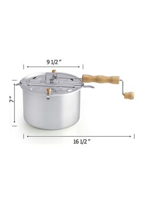 6 Quart Aluminum Popcorn Popper