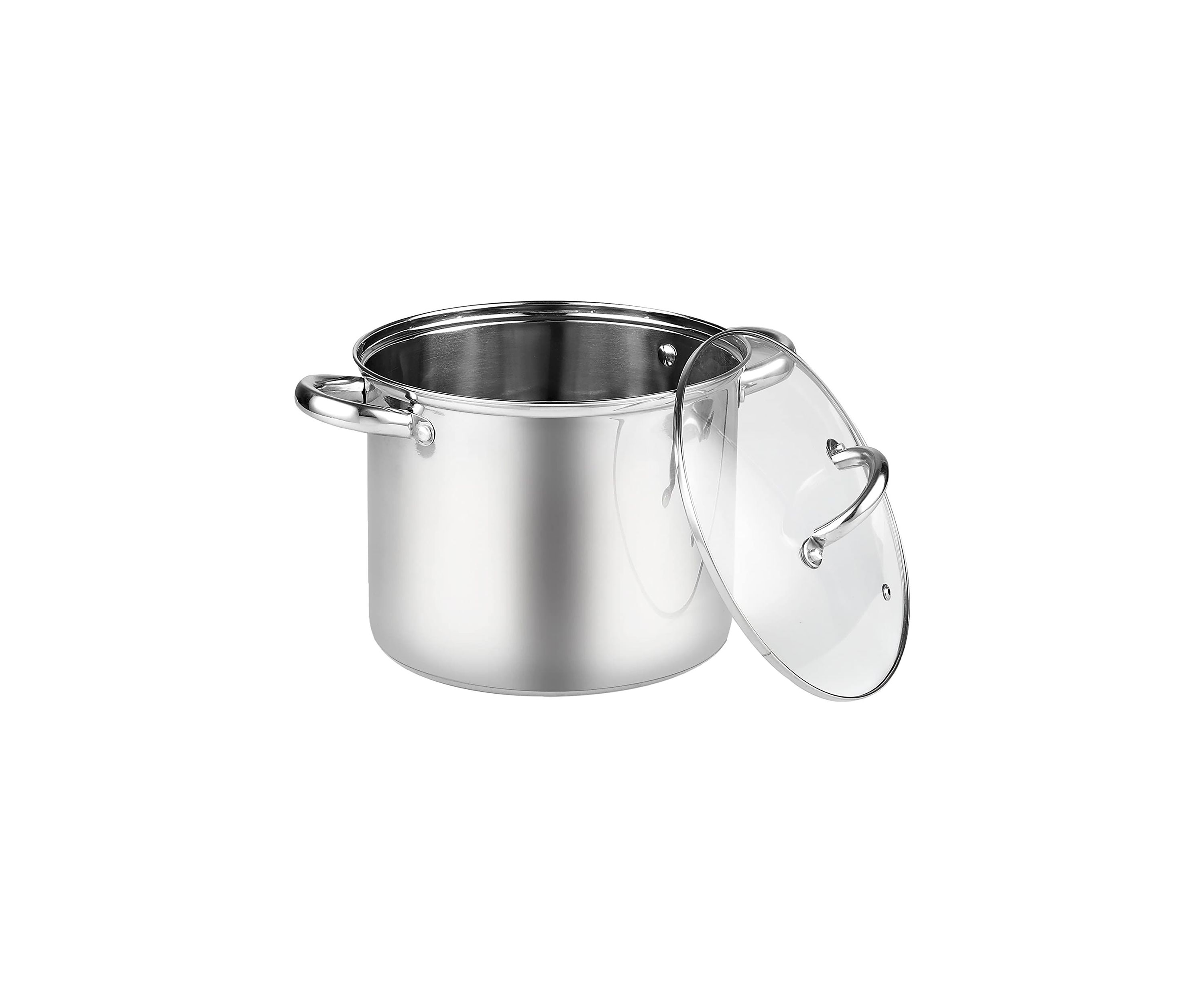 8 Quart Stainless Steel Stockpot with Lid