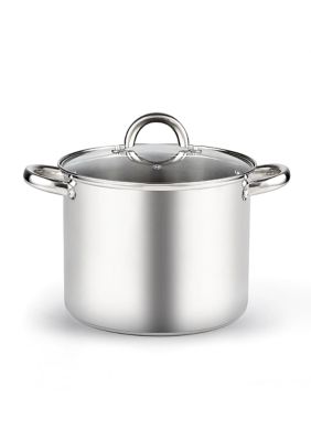 8 Quart Stainless Steel Stockpot with Lid