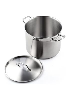 Classic Stainless Steel Stockpot, 8-Quart, Silver