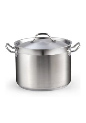 Classic Stainless Steel Stockpot, 8-Quart, Silver