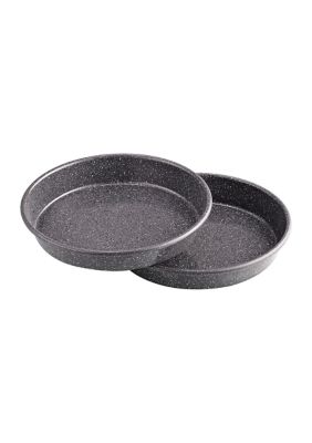 6-Piece Heavy Gauge Nonstick Bakeware Set, Cake/Cookie/Muffin/Loaf/Roast 6,Black