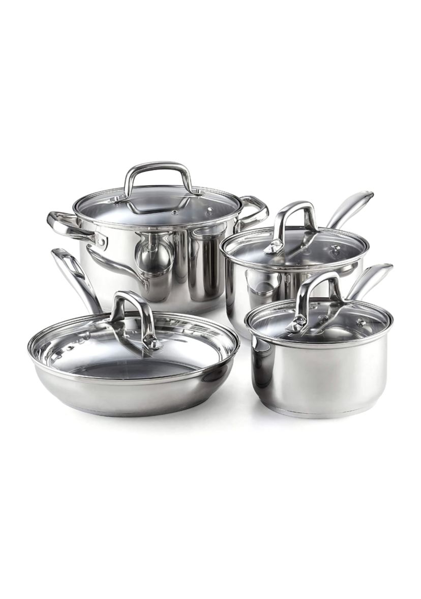 8-Piece Stainless Steel Cookware Set