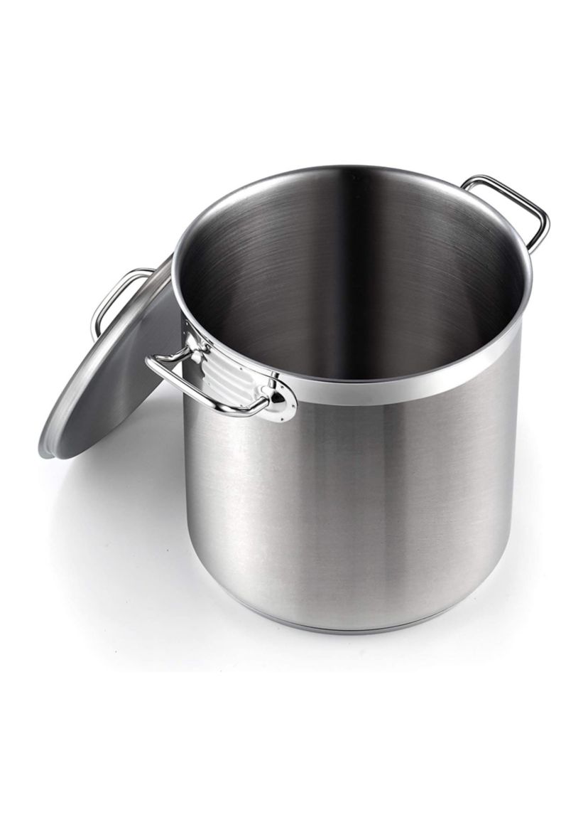 Professional Grade Lid 11 Quart Stainless Steel Stockpot