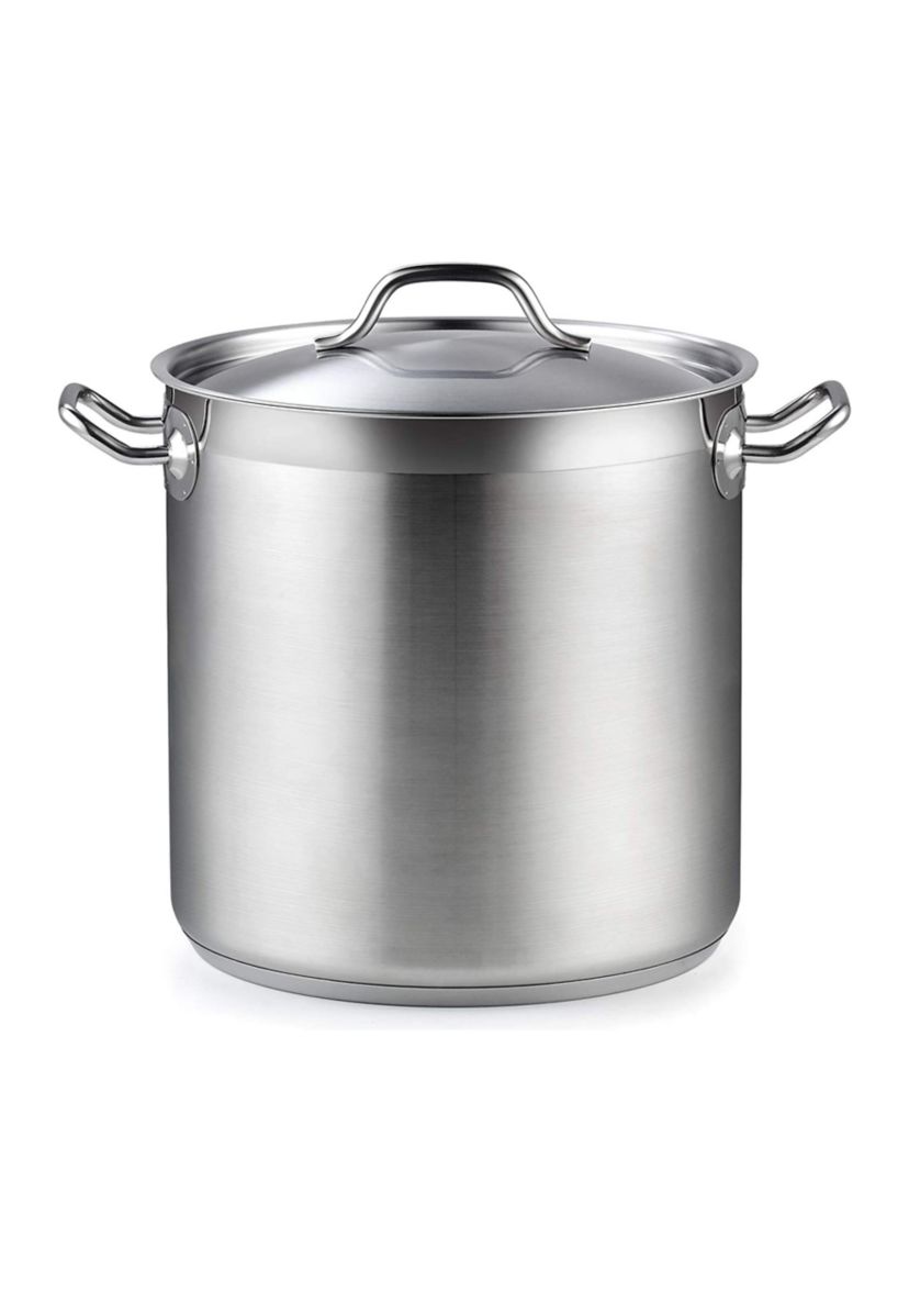 Professional Grade Lid 11 Quart Stainless Steel Stockpot