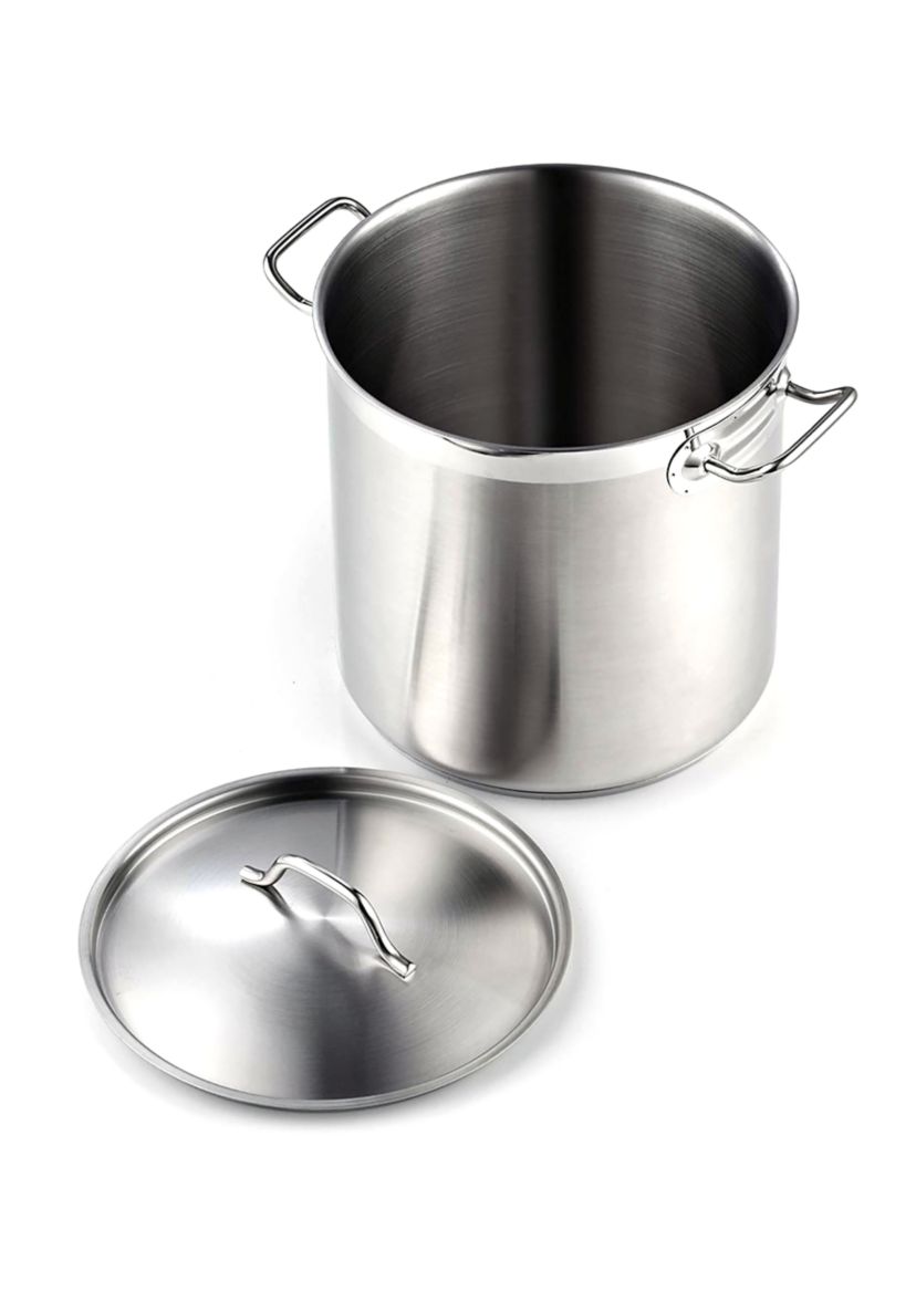 Professional Grade Lid 11 Quart Stainless Steel Stockpot